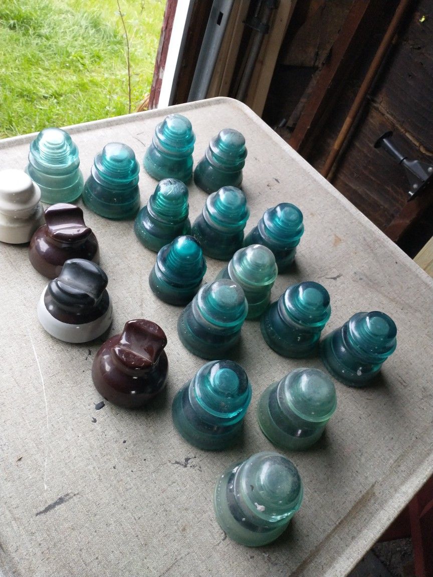 Vintage Glass Insulators