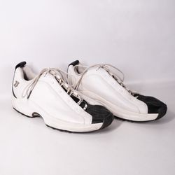 Reebok Athletic Sneakers Low Casual Shoes Men's Size 12 White Black