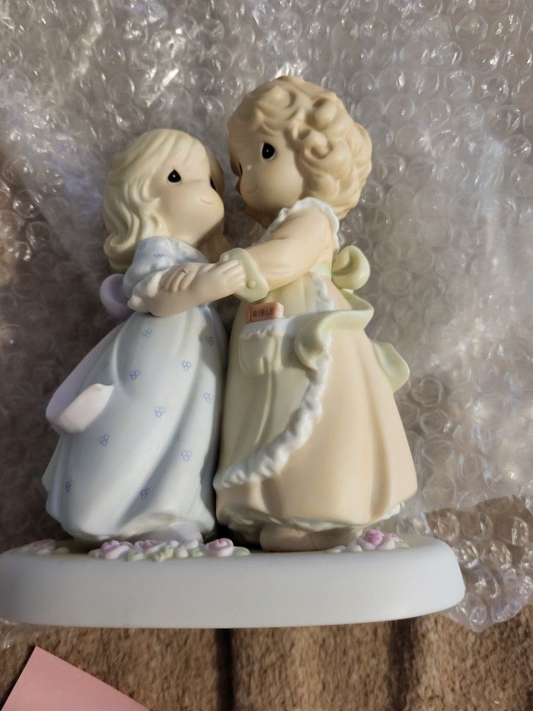 Mother And Daughter Precious Momemts Wedding Figurine