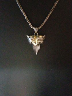925 STERLING SILVER NECKLACE HARD.