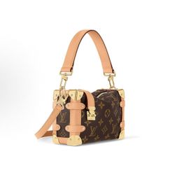 LOUIS VUITTON Side Trunk PM Detachable Adjustable Shoulder Strap Letter Combination Coated Canvas Soft Box Single Shoulder Crossbody Handbag （s买家31）82