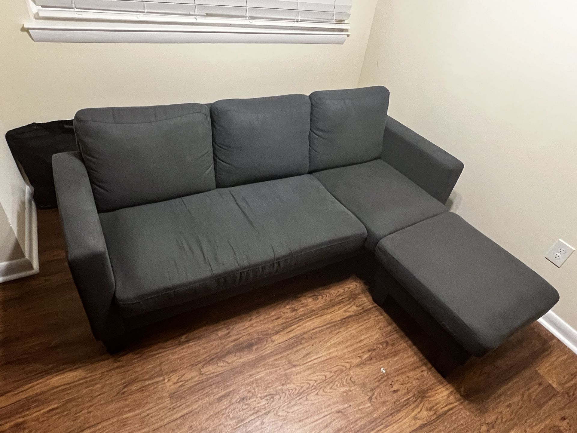 Dark Grey Compact Couch