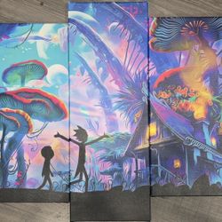 Rick And Morty 5 PC Wall Decor