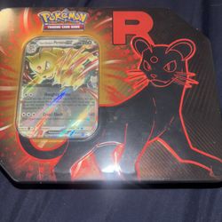 Team Rocket Tin [Team Rocket's Persian ex] - Miscellaneous Cards & Products (MCAP) Or/ And Nedoking