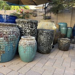Variety of Vietnamese Handmade Ceramic Pots & Planters