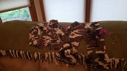 Girls Camo Outfit or Halloween Costume