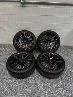 20" OEM Staggered Nissan GTR GT-R Wheels Rims Set of 4 20x9.5 20x10.5 5x114.3
