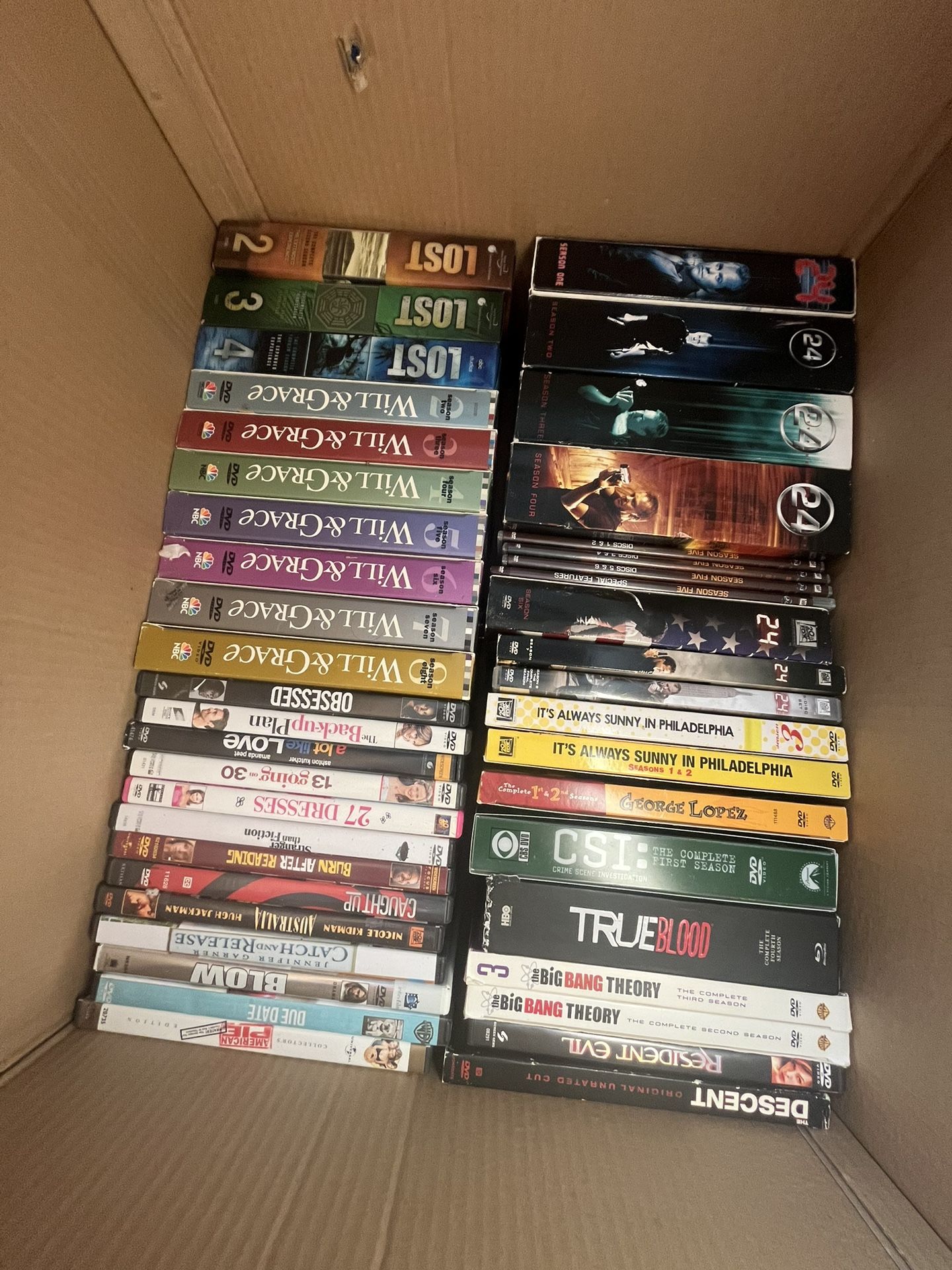 DVDs Whole Box