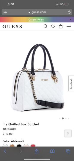 Guess Illy Quilted Box Satchel