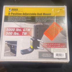 Max Haul 8 Position Adjustable Ball Mount