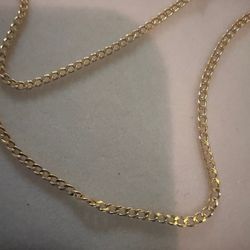 10k 8” Cuban Anklet