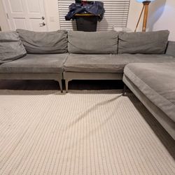 West Elm Andes Sofa With Chaise
