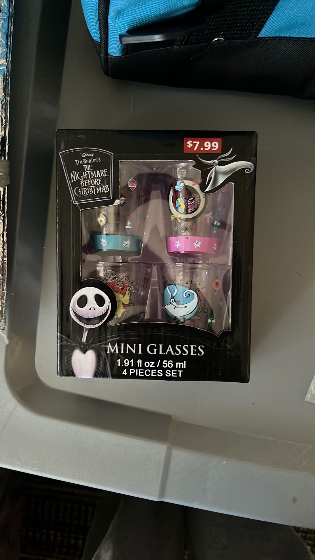 nightmare before christmas shot glasses
