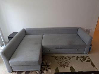 IKEA sectional sofa/ convertible bed with storage