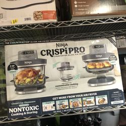 Ninja Crispi Pro Countertop Glass Air Fryer