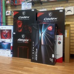 Msi Gaming Desktop 32ram 2Tb SSD And 27”Msi Monitor 