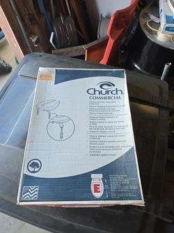 Church Commercial Heavy Duty Plastic Seat Commode