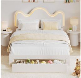 Bed frame - LED - Full size - Idealhouse