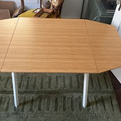IKEA Bamboo Drop Leaf Table 