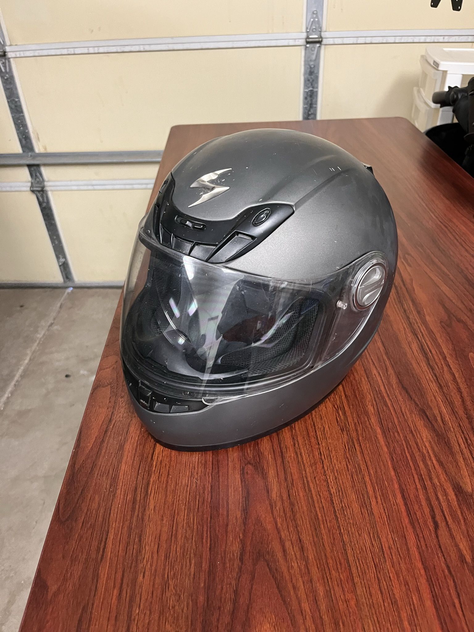 Scorpion EXO 400 Full Face Motorcycle Helmet DOT Snell Approved Black L