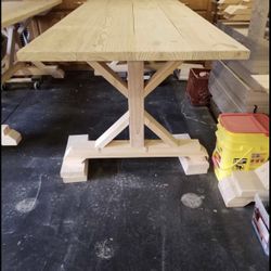 Custom Made Dining Table Solid Wood 