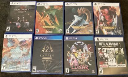 PlayStation 5 and PlayStation 4 Huge Lot of 33 Brand New Completely Sealed Games