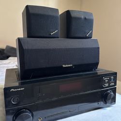 Pioneer Receiver And Speakers