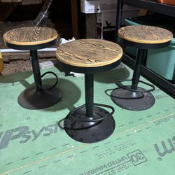 3  Adjustable Stools