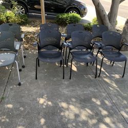 HERMAN MILLER CAPER Stacking Side / Conference / Office Chairs