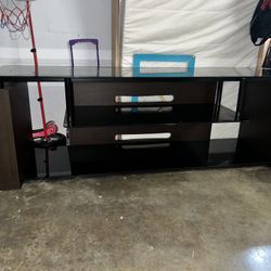 Glass And Wood Tv Stand 