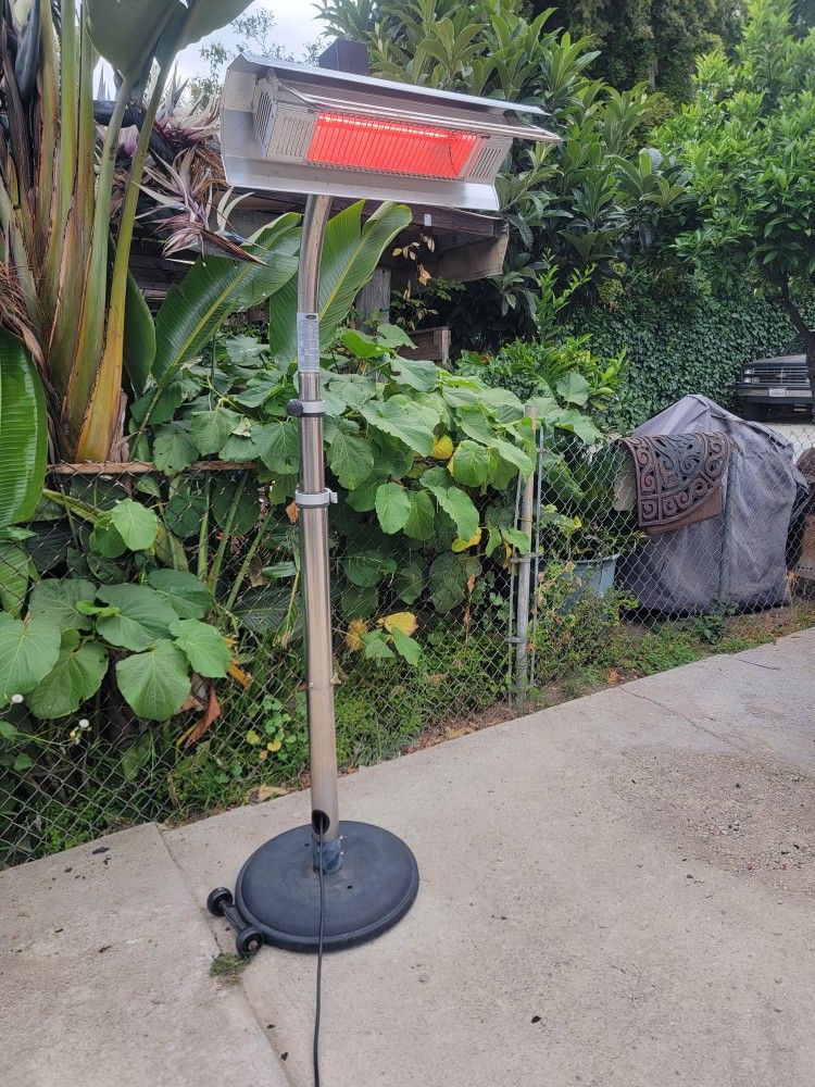 Outdoor Heater Fire Sense Pole Mounted Infrared Patio Heater Fire