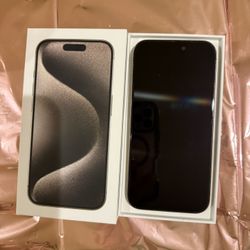 iPhone 15 PRO Natural Titanium 128 GB