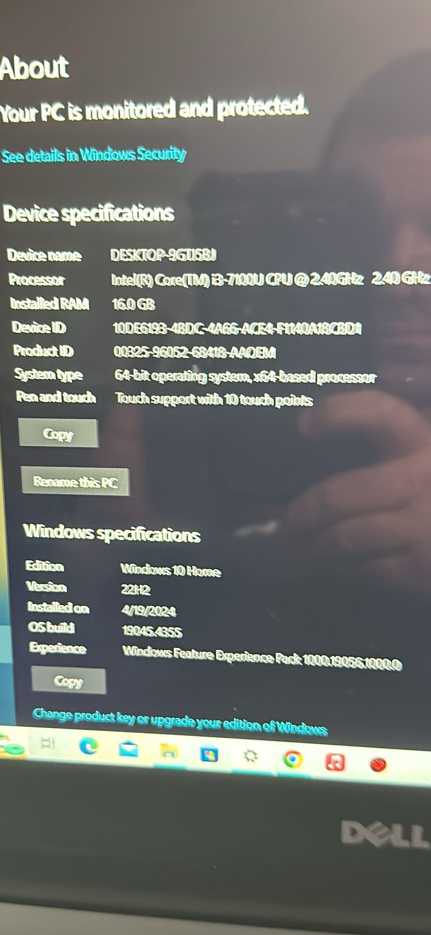 Dell Inspiron 15 Inch Touchscreen And iMac 27 5k Late 2015