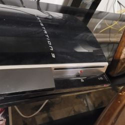 PlayStation 3 With Controller And Games 