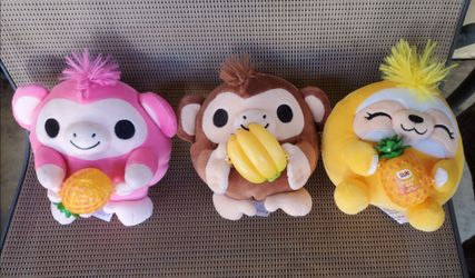Snakle Zuru Plushes (3)