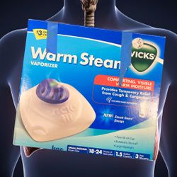 Vicks Warm Mist Humidifier - Soothing Vapor Steamer 