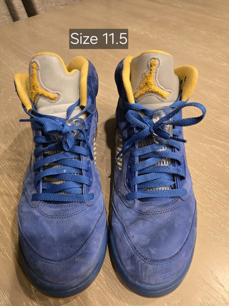 Nike Jordan Royal Blue Size 11.5 NEEDS A GOOD CLEANING