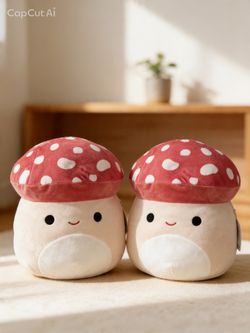 🍄 Squishmallows Malcolm the Mushroom Plush (12") – $10 Each or Bundle for $15 🍄