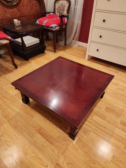 Vintage solid wood Korean low table