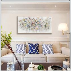 Floral Canvas Wall Art Living Room,Home Decoration With its Waterproof Canvas and Frame Hang in your Bedroom Kitchen Office Guest Room Artwork for Wal