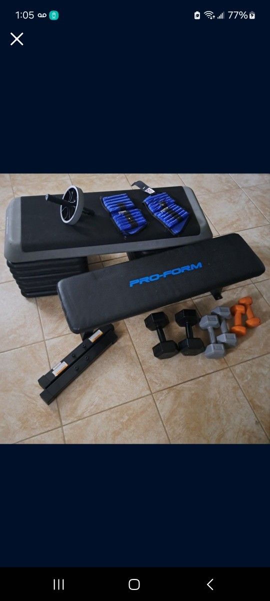 Exercise Weights Bench Step Platform Risers