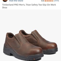 👷‍♂️ Timberland PRO Men’s Titan Safety Toe Slip-On Work Shoes – Size 11 Wide 🥾 ✨ Brand New – Never Worn! ✨  💰 Price: $90 or best offer 📦 In perfec