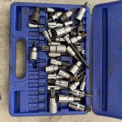 Assortment Of Torque Bit Sockets