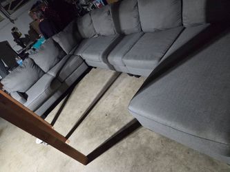 Silver or gray couch for sale