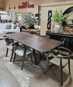 Summer Sale!!!  Mid Century solid Wood Dining Set!!!