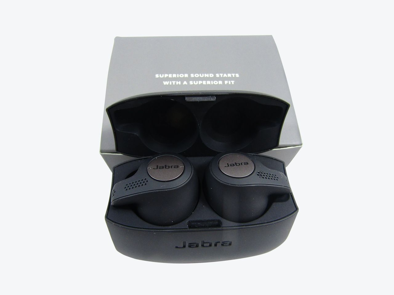 Jabra Elite Active 65t Bluetooth Wireless Earbuds 100-(contact info removed)2-14 Titanium Black LN