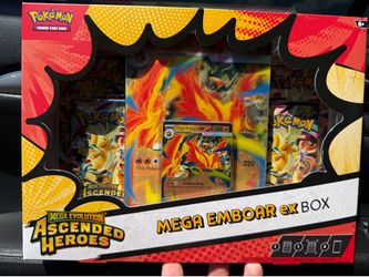 Ascended Heroes Mega Emboar ex Box