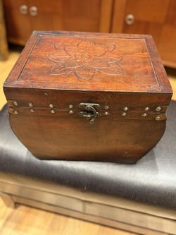 Small Decorative Wood Chest