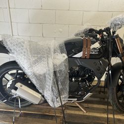 New 2024 American Lifan KPM Black Adult Motorcycle Cafe Racer