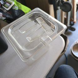 Cambro 1/6 Size Food Prep Pans with Notched Lids
​(total Of 3)